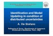 Identification and Model Updating in condition of distributed ... Identification and Model Updating