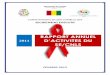 RAPPORT ANNUELcnls-guineeconakry.org/wp-content/uploads/2018/09/... · 2018. 9. 20. · Rapport annuel du Secrétariat Exécutif du CNLS pour l’année 2011 Page 4 III.BILAN DE L’ANNEE