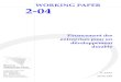 WORKING PAPER 2-04€¦ · Working Paper 2-04 Table des Matières Avant-propos 1 FINANCEMENT DES ENTREPRISES POUR UN DÉVELOPPEMENT DURABLE 3 I Description de la problématique 5