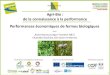Agri-Bio : de la connaissance à la performance Performances … · 2019. 9. 27. · 4 Projet Agri-Bio (2013-2017) Repérer les systèmes performants pour la gestion des adventices