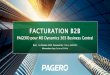 FACTURATION B2B · 2020. 10. 5. · Pagero Data Capture Let Pagero capture invoices coming into your business via email Interoperability Connect to and transact with suppliers that