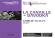 La CanaiLLe + Davodka - Château Rouge · 2017. 9. 14. · La Canaille 11.08.73 sorti le 9 juin 2017 Pour les amateurs de hip-hop, surtout old school, la date du 11 Août 1973 sera
