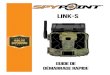 LINK-S []1x Guide de démarrage rapide 1x Câble 12V-USB 1X Carte Micro SIM préactivée et insérée dans la caméra ... utilisé sur votre carte SD. Config. Modifier le mode de fonctionnement
