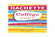 Catalogue COLLÃˆGE 2007 - Hachette Educationcatalogues.hachette-education.com/college/data/catalogue.pdf · 2007. 4. 5. · N Livre du professeur* (224 p.) 12 5495 2 19,00 € *Gratuit