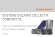 SYSTÈME SOLAIRE COLLECTIF COMFORT XLSONNENKRAFT EN FRANCE Ont été installés en France depuis 1995 : › 16 000 Chauffe-Eau Solaires Individuels › 3 500 Systèmes Solaires Combinés