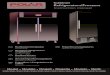 Cabinet Refrigerators/Freezers Instruction manual · 2018. 5. 15. · Manual de instruções IT DE FR NL ES PT ... G593 230V 50Hz 600W 2.8A -10°C to -20°C 600 R404a 410g 1990 x