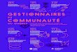Adviso Communaute cover · 2015. 10. 29. · Facebook et Twitter sont utilisés par 94% des gestionnaires de communauté sont responsables des communautés en dehors des heures du
