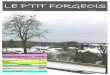 LE P’TIT FORGEOIS - Forges-Les-Bains...LE P’TIT FORGEOIS Bulletin d’informations municipales n 17 Février 2012 SCOLAIRE P. 4 ANIMATIONS-CULTURE P. 17 VIE LOCALE P. 8 SPORT P