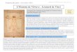 L’Homme de Vitruve - Léonard de · PDF file 2019. 12. 17. · Leonardo di ser Piero da Vinci, dit Léonard de Vinci, naît le 15 avril 1452 à Vinci, près de Florence, et meurt