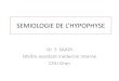SEMIOLOGIE DE L’HYPOPHYSE · 2020. 3. 27. · SEMIOLOGIE DE L’HYPOPHYSE Dr S SAADI Maître assistant médecine interne CHU Oran