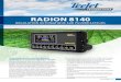 RADION 8140 - TeeJet · 2018. 12. 21. · Radion 8140, permettant ainsi de choisir les buses rapidement et facilement • Port de communication pour connexion avec des boîtiers de