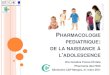 Pharmacologie pediatrique: de la naissance à l’adolescence - HUG · 2020. 6. 15. · PHARMACOLOGIE PEDIATRIQUE: DE LA NAISSANCE À L’ADOLESCENCE Dre Caroline Fonzo-Christe Pharmacie