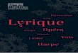 Percussions Lyrique - Sophie Leleu · 2017. 9. 15. · Un répertoire varié allant de l'opéra à la mélodie en passant par la chanson. Sophie rassemble et fédère des artistes