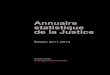 Annuaire statistique 2011-2012 - Minister of JusticeParis 2012 ISBN : 978-2-11-008861-1 2 Annuaire statistique de la Justice. Édition 2011-2012 Annuaire statistique de la Justice