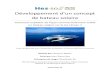 Développement d’un concept de bateau solaire · 2017. 12. 4. · PlanetSolar, bateau solaire, photovoltaïque, écologie, éducation, innovation . Weber Florence ii AVANT-PROPOS