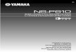 Yamaha Corporation · 2019. 1. 25. · Speaker cords Câbles d’enceintes Lautsprecheranschlußkabel Högtalarkabel Cavi per gli altoparlanti Cables de los altavoces Luidsprekerdraden