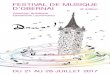 FESTIVAL DE MUSIQUE D’OBERNAI édition ... - EDF en Alsace...FESTIVAL DE MUSIQUE D’OBERNAI 8e ÉDITION - 21/28 JUILLET 2017 DANSE ! Le nouvel opus du festival de musique d’Obernai