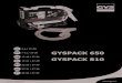 FR EN GYSPACK 650 DE GYSPACK 810 - ACH-Shop · 2017. 10. 30. · Notice originale 4 GYSPACK 650-810 FR • L’entretien doit être effectué que par une personne qualifiée • Avertissement