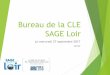 Bureau de la CLE SAGE Loir...Intérêt de restaurer les fonctionnalités des cours d’eau pour favoriser leur résilience Analyse des enjeux Leviers d’actions Vision partagée du