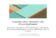 Guide des études de Psychologiepsychologie.univ-fcomte.fr/.../master/guide_master.pdf · 2021. 4. 13. · Au second semestre du Master 1, une UE offerte au choix (UE pré-Parcours