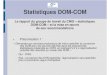 Rapport du Cnis 'Statistiques DOM-COM' · 2018. 2. 15. · Le rapport du groupe de travail du CNIS « statistiques DOM-COM » et la mise en œuvre ... trimestriel) Statistiques DOM-COM
