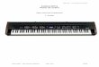 KAWAI MP11 Piano de scène - AudiofanzineDémarrage - 1.1 Introduction personnelle . KAWAI MP11 - Aide mémoire d’utili sation Juillet 2016 . 1/184. KAWAI MP11 . Piano de scène