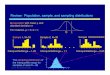 Review: Population, sample, and sampling distributions