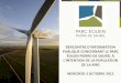 L'énergie d'une communauté - PLAN GÉNÉRAL DU PARC ÉOLIEN …eoliennespierredesaurel.com/wp-content/uploads/2012/10/... · 2018. 5. 14. · international IEC 61400-1. • Le manufacturier