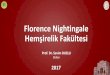 Florence Nightingale...1.2. Doktora Öğrenci Sayıları (Anabilim Dalı Bazlı) Hemşirelik Esasları 17 20 22 24 26 28 İç Hastalıkları Hemşireliği 22 24 26 28 30 32 Cerrahi