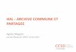 HAL : ARCHIVE COMMUNE ET PARTAGEE - unistra.fr