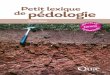 Petit lexique de pédologie - Librairie Quae