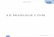 LE MARIAGE CIVIL - Leuvrigny