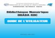 Bibliothèque Numérique OHADA-RDC GUIDE DE L’UTILISATEUR
