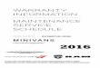 2016 Chrysler/Dodge/Ram Minivans Warranty Information 
