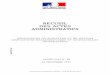 RECUEIL DES ACTES ADMINISTRATIFS - Calvados