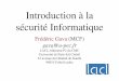 Introduction à la sécurité Informatique