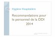 Recommandations pour le personnel de la DDI 2014