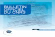 BULLETIN OFFICIEL DU CNRS