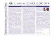 Lettre CIID 2005/1