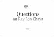 Questions - Torah-Box