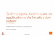 Technologies, techniques et applications de localisation 