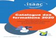 Catalogue des formations 2020 - ISAAC FR