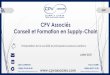 CPV Associés Conseil et Formation en Supply-Chain
