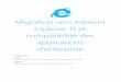 Migration vers Internet Explorer 11 et compatibilité des 