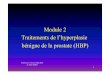 Module 2 Traitements de l’hyperplasie bénigne de la 