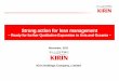 Strong action for lean management - Kirin Holdings