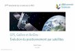 GPS, Galileo et BeiDou : Évolution du positionnement par 