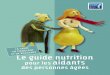 Le guide nutrition pour les aidants des personnes âgées 