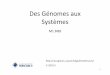 Des Génomes aux StèSystèmes - rssf.i2bc.paris-saclay.fr