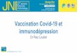 Vaccination Covid-19 et immunodépression
